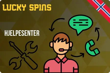 Kundestøtte hos Lucky Spins via chat, telefon og e-post